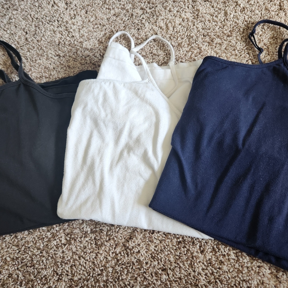 3 cami tank tops